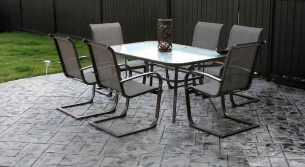 Backyard Concrete Stamping in Laguna Niguel