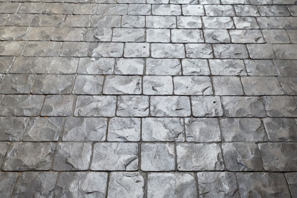 Stamped Concrete Driveway Installation