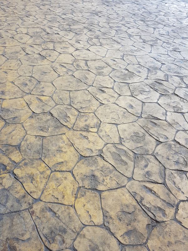Stamped Concrete Staining